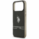 US Polo DH and Bottom Stripe Logo MagSafe Case for iPhone 17 Pro Max Black US Polo DH and Bottom Stripe Logo MagSafe Case for iPhone 17 Pro Max Black