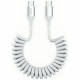 4smarts spiral cable USB-C to USB-C 100W white