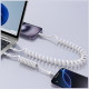 4smarts spiral cable USB-C to USB-C 100W white