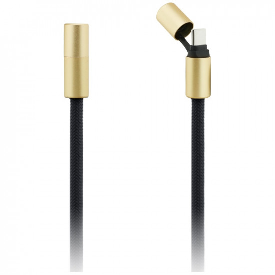Guess CBDY 4G Charm USB-C/USB-C Cable 150cm Black