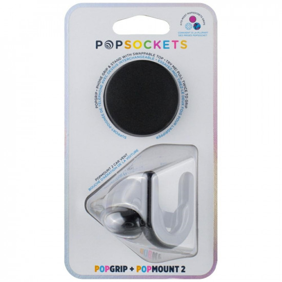Popsockets Car Vent 2 + PopGrip black