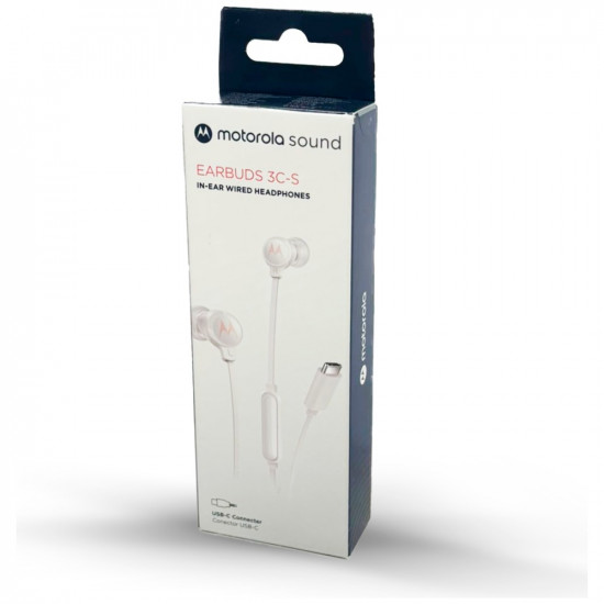 In-ear headphones Motorola Earbuds 3C-S USB-C white