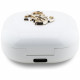 TWS Guess 4G Metal Logo headphones white