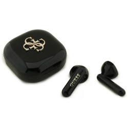 TWS Guess 4G Metal Logo headphones black