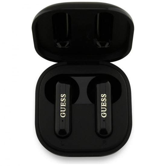TWS Guess 4G Metal Logo headphones black