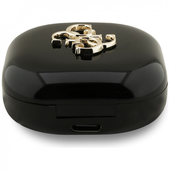 TWS Guess 4G Metal Logo headphones black