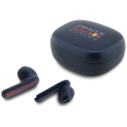 Red Bull Bluetooth ENC Printed Logo Navy Blue TWS Headphones