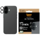 PanzerGlass Hoops Tempered Glass Lens Screen Protector for iPhone 17 / 16 / 16 Plus Black