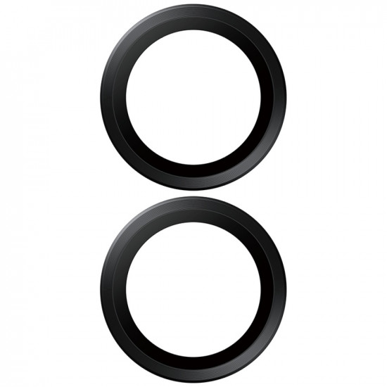 PanzerGlass Hoops Tempered Glass Lens Screen Protector for iPhone 17 / 16 / 16 Plus Black