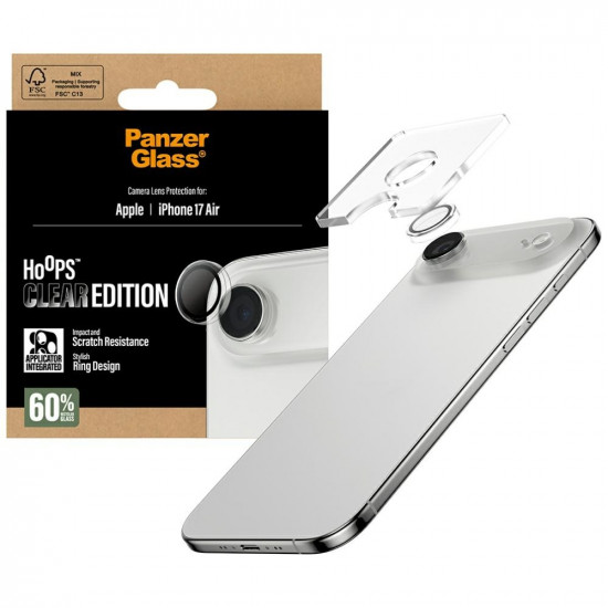PanzerGlass Hoops Tempered Glass Lens Screen Protector for iPhone Air