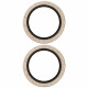 Tempered glass lens protector PanzerGlass Hoops Glitter for iPhone 17 / 16 / 16 Plus gold