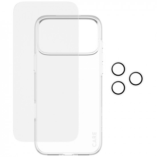 CARE by PanzerGlass Fashionable Combo 3in1 Case + Glass + Lens for iPhone 17 Pro Max CARE by PanzerGlass Fashionable Combo 3in1 Case + Glass + Lens for iPhone 17 Pro Max