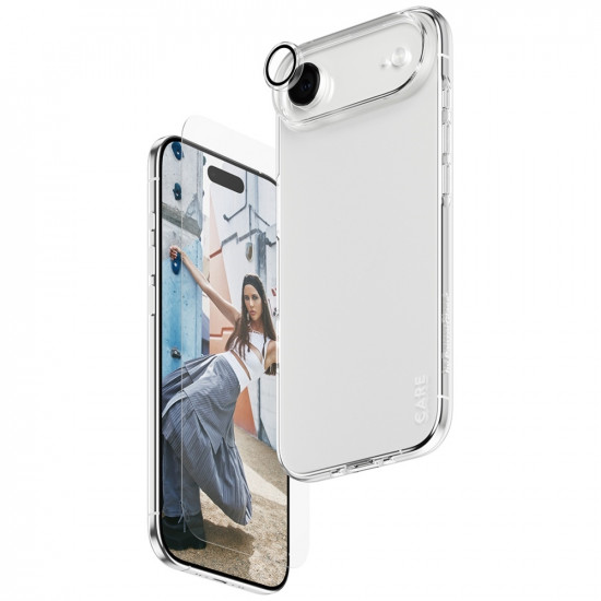 CARE by PanzerGlass Fashionable Combo 3in1 Case + Glass + Lens for iPhone Air