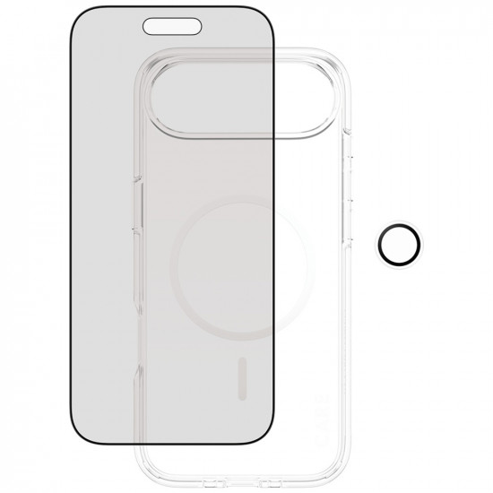CARE by PanzerGlass Flagship Privacy 3-in-1 Case + Privacy Glass + Lens for iPhone