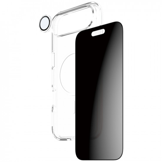CARE by PanzerGlass Flagship Privacy 3-in-1 Case + Privacy Glass + Lens for iPhone