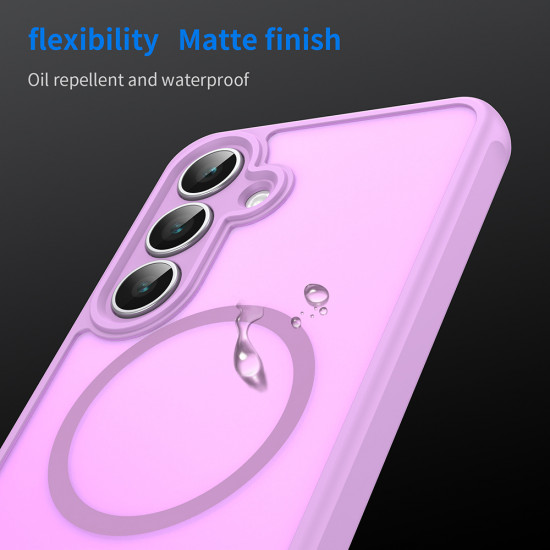 Techsuit HaloFrost II MagSafe Samsung Galaxy S25 FE Pink Techsuit HaloFrost II MagSafe Samsung Galaxy S25 FE Pink