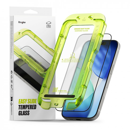 Ringke Easy Slide Tempered Glass (2 pack) iPhone 17 Pro Max Clear