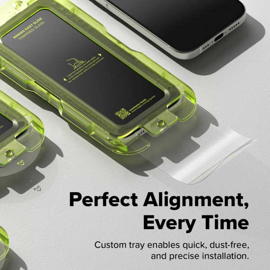 Ringke Easy Slide Tempered Glass (2 pack) iPhone 17 Pro Max Clear