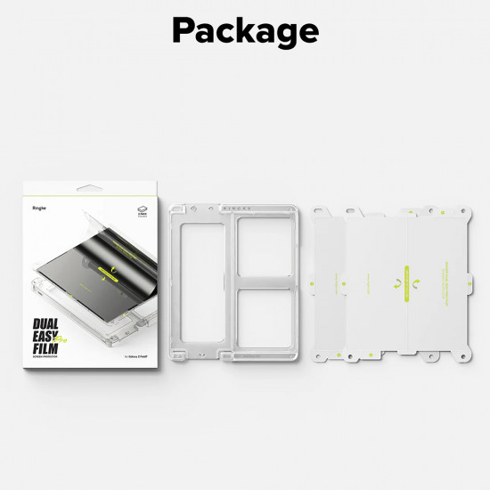 Ringke Dual Easy Pro Film (2 pack) Samsung Galaxy Z Fold7 Clear
