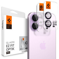 Spigen Optik.tR EZ Fit Pro Camera Glass (2 pack) iPhone 17 / iPhone 16 Plus / iPhone 16 Purple