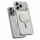 Spigen Ultra Hybrid MagSafe iPhone 17 Pro Clear/Gold