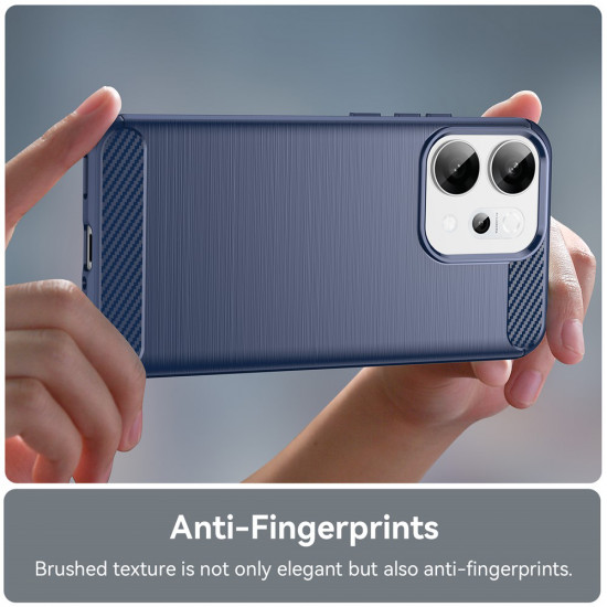 Techsuit Carbon Silicone Oppo Reno14 Blue