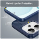 Techsuit Carbon Silicone Oppo Reno14 Blue