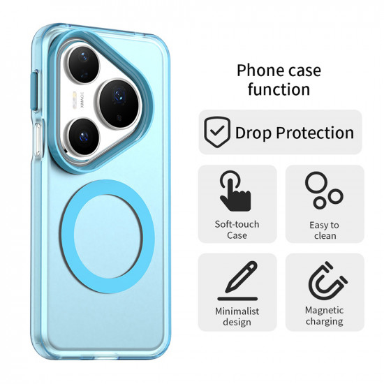 Techsuit CandyCase MagSafe Huawei Pura 80 Pro Blue