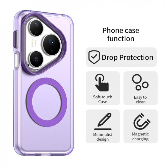 Techsuit CandyCase MagSafe Huawei Pura 80 Pro Purple