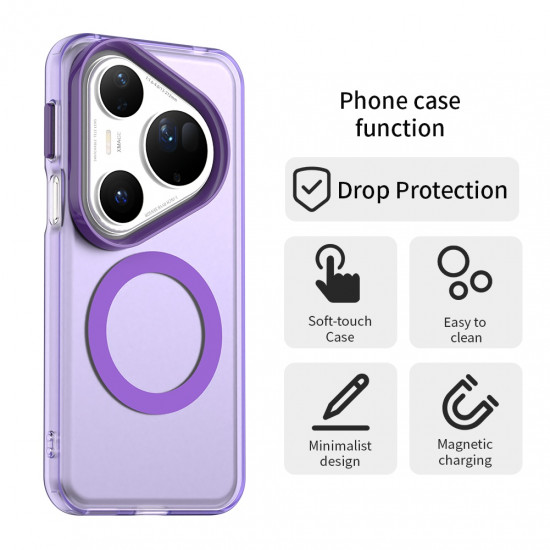 Techsuit CandyCase MagSafe Huawei Pura 80 Ultra Purple