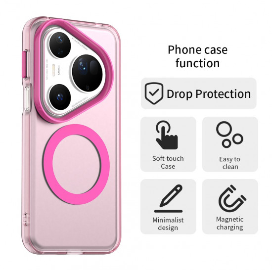 Techsuit CandyCase MagSafe Huawei Pura 80 Ultra Pink