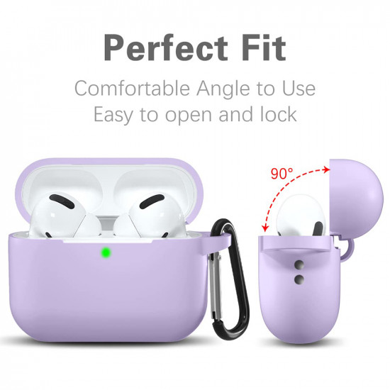 Techsuit Silicone Case for AirPods Pro 1 / 2, Smooth Ultrathin Material Midnight Blue Techsuit Silicone Case for AirPods Pro 1 / 2, Smooth Ultrathin Material Midnight Blue