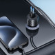 Techsuit Car Charger CarbonVolt (C7) Fast Charge 48W, USB, Type C, QC3.0 18W, PD30W Black