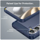 Techsuit Carbon Silicone Samsung Galaxy S25 FE Blue Techsuit Carbon Silicone Samsung Galaxy S25 FE Blue