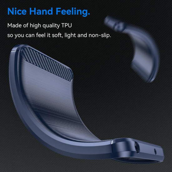 Techsuit Carbon Silicone Samsung Galaxy A07 4G Blue Techsuit Carbon Silicone Samsung Galaxy A07 4G Blue
