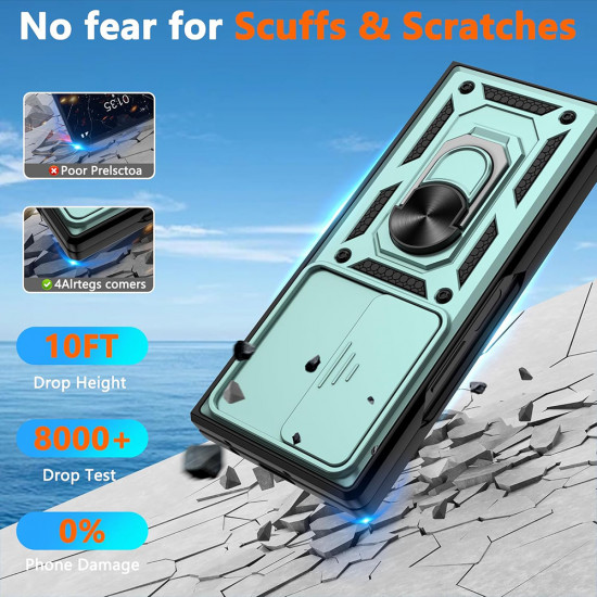 Techsuit CamShield Series Samsung Galaxy Z Fold7 Green