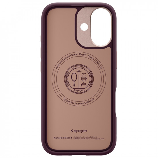 Spigen Nano Pop Mag MagSafe case for iPhone 17 burgundy