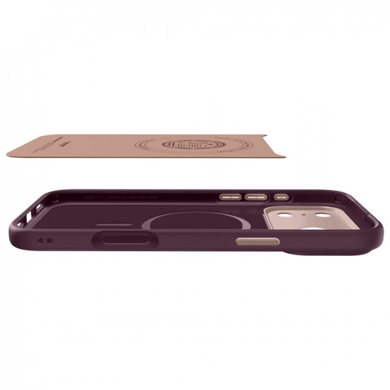 Spigen Nano Pop Mag MagSafe case for iPhone 17 Pro Max burgundy