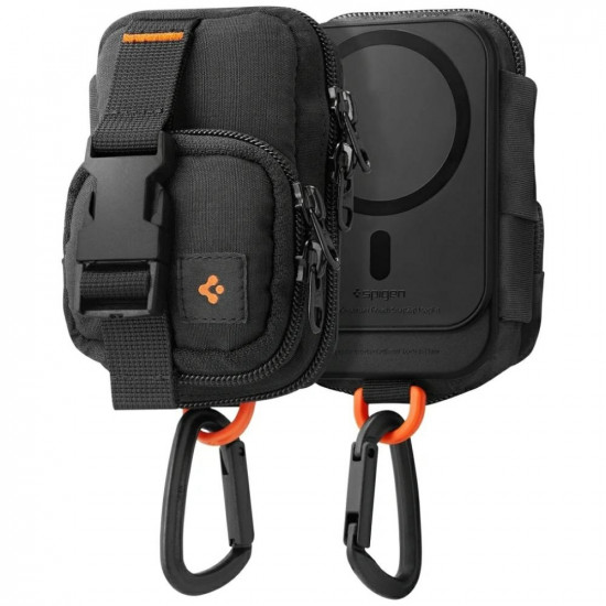 Spigen Snap Zip MagSafe Magnetic Phone Organizer black