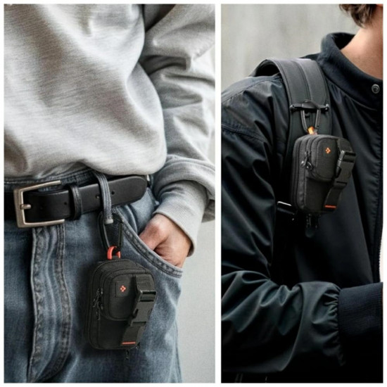 Spigen Snap Zip MagSafe Magnetic Phone Organizer black