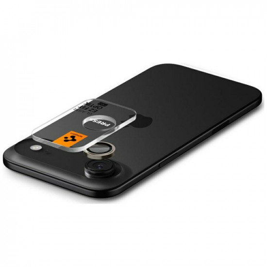 Spigen Optik Pro Glas. TR "EZ FIT" Camera Lens Glass for iPhone Air 2 pcs. Black