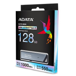 Adata Memory Stick UE800 (AELI UE800 128G CSG) Type C (USB 10Gbps), 128GB, Up to 1000/550MB/s, Metal Texture Silver Adata Memory Stick UE800 (AELI UE800 128G CSG) Type C (USB 10Gbps), 128GB, Up to 1000/550MB/s, Metal Texture Silver