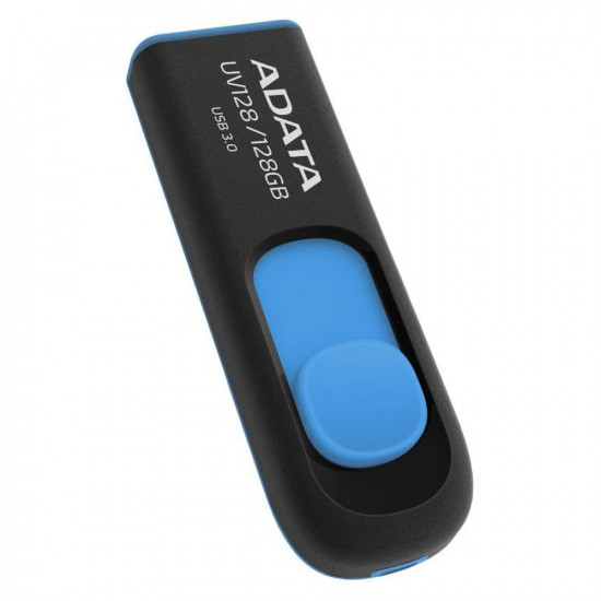 Adata Memory Stick UV128 (AUV128 128G RBE) USB 3.2 Gen1 (USB 5Gbps), 128GB, 100MB/s Read, Windows, MacOS, Linux Black Adata Memory Stick UV128 (AUV128 128G RBE) USB 3.2 Gen1 (USB 5Gbps), 128GB, 100MB/s Read, Windows, MacOS, Linux Black