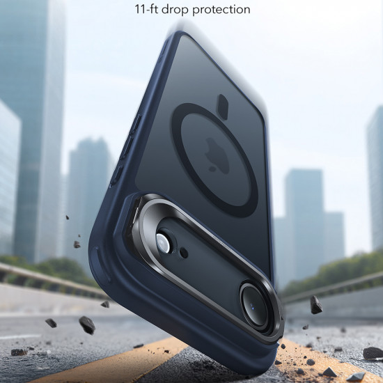 ESR Classic Hybrid HaloLock Kickstand iPhone 17 Air Frosted Blue