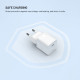 Fixed Wall Charger Mini (FIXCG30M CC WH) GaN, Type C, PD 3.0, 30W, Compact Design, with Type C Cable, 1m White Fixed Wall Charger Mini (FIXCG30M CC WH) GaN, Type C, PD 3.0, 30W, Compact Design, with Type C Cable, 1m White
