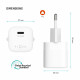 Fixed Wall Charger Mini (FIXCG30M CC WH) GaN, Type C, PD 3.0, 30W, Compact Design, with Type C Cable, 1m White Fixed Wall Charger Mini (FIXCG30M CC WH) GaN, Type C, PD 3.0, 30W, Compact Design, with Type C Cable, 1m White