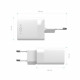 Fixed Wall Charger Mini (FIXC45M CU WH) Fast Charge, USB, Type C, PD 3.0, 45W, Compact Size White