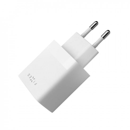 Fixed Wall Charger (FIXC20 CC WH) Type C, Power Delivery 3.0, 20W, Compact Design, with Type C Cable, 1m White Fixed Wall Charger (FIXC20 CC WH) Type C, Power Delivery 3.0, 20W, Compact Design, with Type C Cable, 1m White