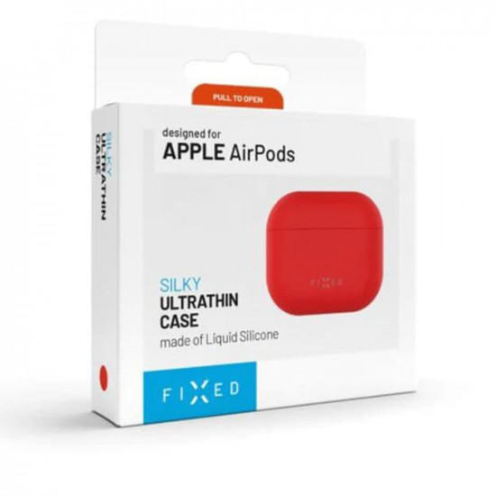 Fixed Silky Case (FIXSIL 1473 RD) for AirPods 4 Red Fixed Silky Case (FIXSIL 1473 RD) for AirPods 4 Red