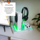 Fixed Multifunctional Station (FIXXB MCS WH) for Xbox Series X/S, 12 Boxed Games, Dual Charging Controllers, LED Lightning White
